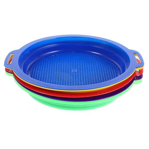 JOINPAYA 5 Stück Teiliges Sandspielzeug für Kleinkinder Robustes Kunststoff Sandsieb mit Buntem Netz für Strand Garten und Schatzsuche Fördert Kreatives bei Jungen und Mädchen JOINPAYA 5 Stück Teiliges Sandspielzeug für Kleinkinder Robustes Kunststoff Sandsieb mit Buntem Netz für Strand Garten und Schatzsuche Fördert Kreatives bei Jungen und Mädchen von JOINPAYA