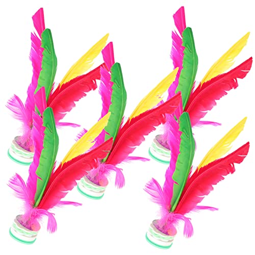 JOINPAYA 5 Stück Teiliges Shuttlecock Kick Toy Federleichtes Trainingsspielzeug für Erwachsene Fördert Balance und Fuß Auge Koordination Geräuscharm für Sport und Bewegung im Freien JOINPAYA 5 Stück Teiliges Shuttlecock Kick Toy Federleichtes Trainingsspielzeug für Erwachsene Fördert Balance und Fuß Auge Koordination Geräuscharm für Sport und Bewegung im Freien von JOINPAYA