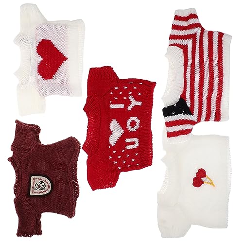 JOINPAYA 5 Stück Toys mädchen Stofftier Kleidung plushdoll doll Accessories Plüsch Puppe tragen dekoratives Bärenkostüm entzückendes Bärendekor Stofftierkleidung Garn JOINPAYA 5 Stück Toys mädchen Stofftier Kleidung plushdoll doll Accessories Plüsch Puppe tragen dekoratives Bärenkostüm entzückendes Bärendekor Stofftierkleidung Garn von JOINPAYA