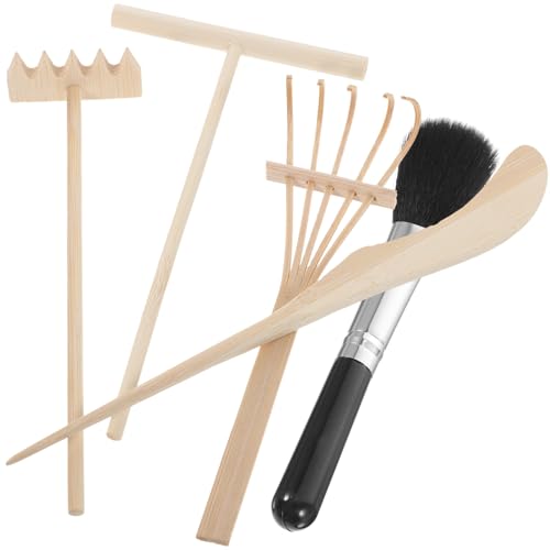 JOINPAYA 5 Teiliges Miniatur Räumer Set Für Kreative Sandkunst Handliche Sandwerkzeuge Inklusive Pinsel Ideal Für Kreative Bastelarbeiten Und Sandspielzeug von JOINPAYA
