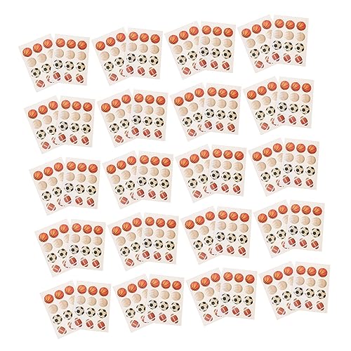 JOINPAYA 50 Blatt Aufkleberplaner Dekorative Aufkleber Scrapbook Ornament Kalender Aufkleber Sport Themen Jungen Journal Ornament Klebendes Fußball Ornament Planer Aufkleber Papier von JOINPAYA