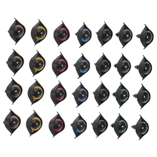 JOINPAYA 50 Sets Handgefertigte Puppenaugen Für Stofftiere, 14 Mm, Kunstsicherheitsaugen Für Gehäkelte Tiere, Runde Kunststoff-bastelaugen, DIY-herstellung Von Plüschtieren JOINPAYA 50 Sets Handgefertigte Puppenaugen Für Stofftiere, 14 Mm, Kunstsicherheitsaugen Für Gehäkelte Tiere, Runde Kunststoff-bastelaugen, DIY-herstellung Von Plüschtieren von JOINPAYA