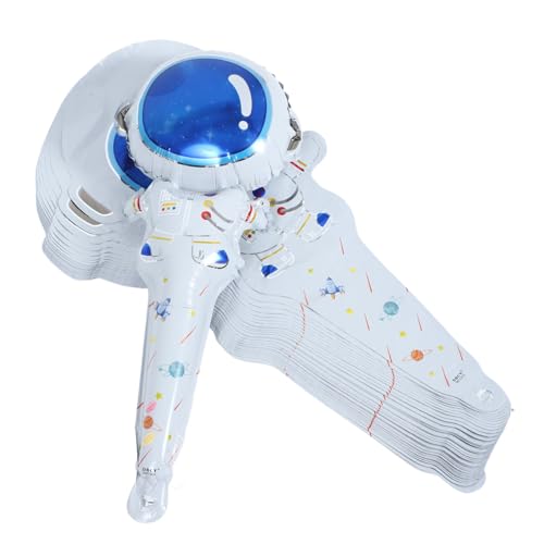 JOINPAYA 50 Stück Astronautenballons Mit Weltraumthema Wiederverwendbare Wasserballons Ballonbogen Set Aufblasbare Ballonstäbe Ballonständer Ballongirlanden Set Für Ballonbogen von JOINPAYA
