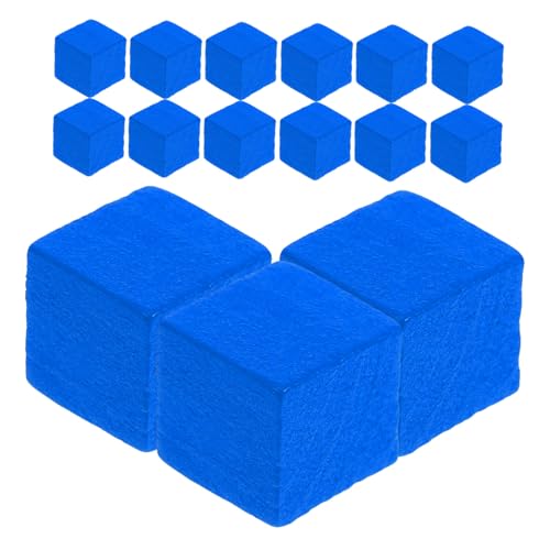 JOINPAYA 50 Stück Schachzubehör brettspiele schachfiguren Schachbrett Figuren Schachbrett Zubehör Erwachsene Mini Spielmarken Tischmarker Schach Ersatz Bildungsspielzeug Holz Blue von JOINPAYA