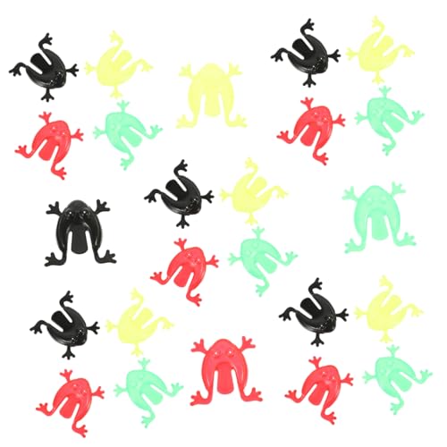 JOINPAYA 50 Stück Teiliges Buntes Kunststoff Springfrosch für Fingerdruck Hüpfende Frösche Leichtes Sicheres Bouncing Frog Toy für Jungen und Mädchen als Partygeschenk und Mitgebsel JOINPAYA 50 Stück Teiliges Buntes Kunststoff Springfrosch für Fingerdruck Hüpfende Frösche Leichtes Sicheres Bouncing Frog Toy für Jungen und Mädchen als Partygeschenk und Mitgebsel von JOINPAYA