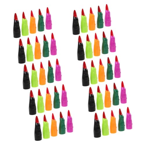 JOINPAYA 50 Stück Teiliges Halloween Hexen Fingernägel Bunte Fake Krallen Realistisch Leicht Tragbar für Party Cosplay Verkleidung Festival Zubehör JOINPAYA 50 Stück Teiliges Halloween Hexen Fingernägel Bunte Fake Krallen Realistisch Leicht Tragbar für Party Cosplay Verkleidung Festival Zubehör von JOINPAYA