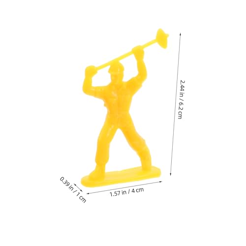 JOINPAYA 50 Stück Teiliges Miniatur Arbeiterfiguren aus Umweltfreundlichem Material Realistische Bauarbeiter Spielzeugfiguren für Dekorative Modelle für Baustellen Szenerien und JOINPAYA 50 Stück Teiliges Miniatur Arbeiterfiguren aus Umweltfreundlichem Material Realistische Bauarbeiter Spielzeugfiguren für Dekorative Modelle für Baustellen Szenerien und von JOINPAYA