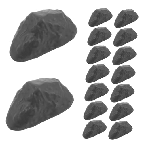 JOINPAYA 50 Stück Teiliges Miniatur Fake Rocks Realistische Kleine Steine für Diorama Aquarium Fake Rocks Vielseitige Mini Landschaftssteine Dekoration für Puppenhaus und Garten von JOINPAYA