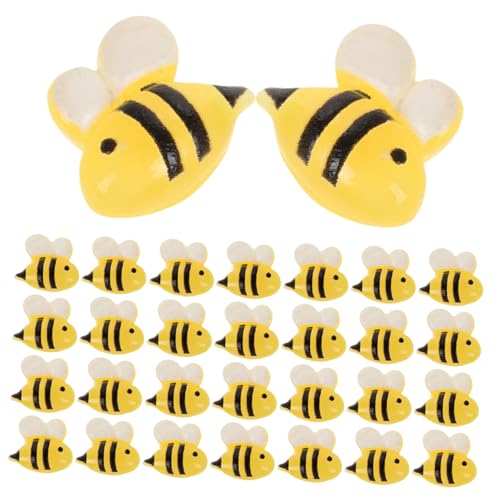 JOINPAYA 50 Stück Tierbienen-Ornamente Verzierungen Für Das Handwerk - Bienenfiguren Bienenhandwerk Bienen-Nagel-Charms Biene Liefert Bienenschmuck Schmuck Dekorationen Harz JOINPAYA 50 Stück Tierbienen-Ornamente Verzierungen Für Das Handwerk - Bienenfiguren Bienenhandwerk Bienen-Nagel-Charms Biene Liefert Bienenschmuck Schmuck Dekorationen Harz von JOINPAYA