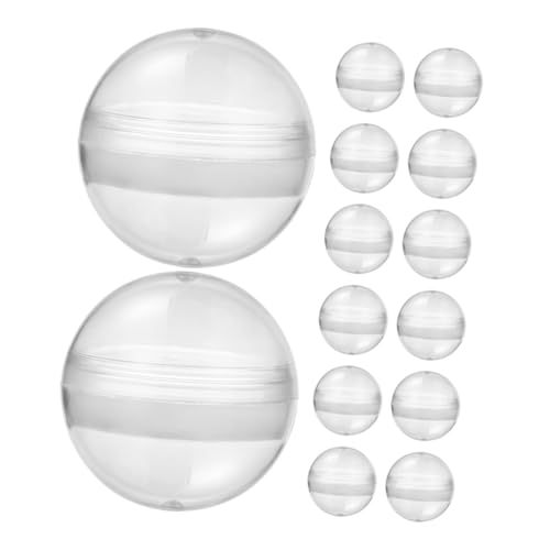 JOINPAYA 50 Stück Transparente Befüllbare Kugeln Kunststoffkapseln mit Öffnung Leere Spielzeugkapseln für Kaugummiautomaten Partydekoration und Geschenkverpackung JOINPAYA 50 Stück Transparente Befüllbare Kugeln Kunststoffkapseln mit Öffnung Leere Spielzeugkapseln für Kaugummiautomaten Partydekoration und Geschenkverpackung von JOINPAYA