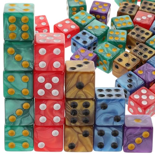 JOINPAYA Tragbare Acryl Würfel Set 50pcs Würfel Poers Für Home Outdoor Aktivitäten Würfel JOINPAYA Tragbare Acryl Würfel Set 50pcs Würfel Poers Für Home Outdoor Aktivitäten Würfel von JOINPAYA