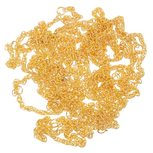 JOINPAYA 50 Stück für puppenkleidung doll Accessories Mode Puppenzubehör Haltbare Puppenhalskette Mini-Babypuppe Miniatur Und Puppen- -Halskette Puppenschmuck Legierung Golden JOINPAYA 50 Stück für puppenkleidung doll Accessories Mode Puppenzubehör Haltbare Puppenhalskette Mini-Babypuppe Miniatur Und Puppen- -Halskette Puppenschmuck Legierung Golden von JOINPAYA