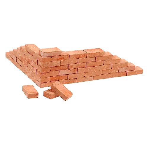 JOINPAYA 50 Stück simulierter Ziegel realistisch Mini-Steine Fliesen Kleine Spielzeugziegel Materialien Form Landschaftsbau Miniaturziegel Mini -Bauspielzeug Baumaterial für Ton Orange JOINPAYA 50 Stück simulierter Ziegel realistisch Mini-Steine Fliesen Kleine Spielzeugziegel Materialien Form Landschaftsbau Miniaturziegel Mini -Bauspielzeug Baumaterial für Ton Orange von JOINPAYA