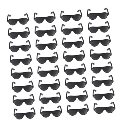 JOINPAYA 50pcs Mini Puppenbrille Schwarze Mini - Doll Dress Eyewear Kinder Tun Spielen Spielzeug Für Puppenkostümzubehör JOINPAYA 50pcs Mini Puppenbrille Schwarze Mini - Doll Dress Eyewear Kinder Tun Spielen Spielzeug Für Puppenkostümzubehör von JOINPAYA