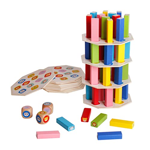 JOINPAYA 54 Teiliges Stapelspielzeug Für Hochwertige Holzbausteine Zum Türme Bauen Und Pädagogisches Lernspielzeug Für Kreatives Und Entwicklung Der Feinmotorik JOINPAYA 54 Teiliges Stapelspielzeug Für Hochwertige Holzbausteine Zum Türme Bauen Und Pädagogisches Lernspielzeug Für Kreatives Und Entwicklung Der Feinmotorik von JOINPAYA