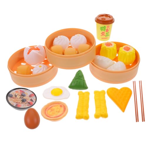 JOINPAYA 58st Küchenspielzeug Spielküchenzubehör Mini- Feinschmecker Hühnerspielzeug Eierkarton Dim-Sum- Chinesisches Frühstücksspielzeug Plastik Colorful JOINPAYA 58st Küchenspielzeug Spielküchenzubehör Mini- Feinschmecker Hühnerspielzeug Eierkarton Dim-Sum- Chinesisches Frühstücksspielzeug Plastik Colorful von JOINPAYA