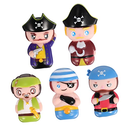JOINPAYA Pädagogisches Handpuppenspielzeug Für Jungen Und Mädchen Cartoon-Piraten-fingerpuppen Robustes Dehnbares Material Für Jungen Und Mädchen von JOINPAYA