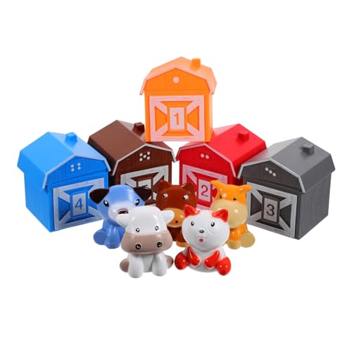 JOINPAYA 5St Klassifizierungs-Zählspielzeug interaktives Interactive Toys Puppenspiel pupsspiel Rollenspiele Tierische Fingerpuppen für Fingerspielzeug für Plastik von JOINPAYA