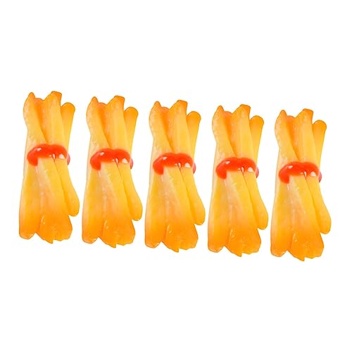 JOINPAYA Künstliches Pommes-Frites-Modell 5-teiliges Spielzeug Aus Gefälschtem Realistisches Gefälschtes Für Küchendekor Und Partyschmuck JOINPAYA Künstliches Pommes-Frites-Modell 5-teiliges Spielzeug Aus Gefälschtem Realistisches Gefälschtes Für Küchendekor Und Partyschmuck von JOINPAYA