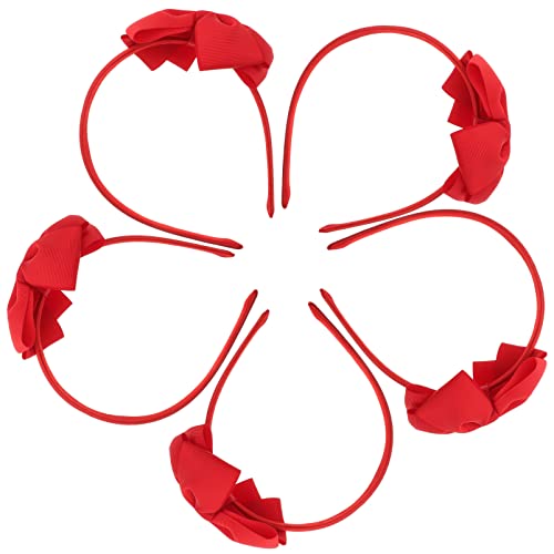 JOINPAYA 5 Stücke Baby Mädchen Bowknot Stirnbänder Jungen Und Mädchen Haar Zubehör Rot Polyester Jungen Und Mädchen Party Favors JOINPAYA 5 Stücke Baby Mädchen Bowknot Stirnbänder Jungen Und Mädchen Haar Zubehör Rot Polyester Jungen Und Mädchen Party Favors von JOINPAYA