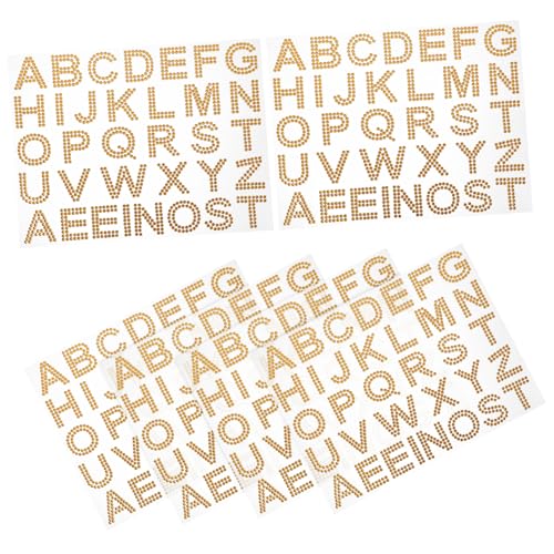 JOINPAYA 6 Blätter Acryl-Buchstaben-strassaufkleber Strasssticker Selbstklebend Wäschdekoration Zarte Aufkleber Bling Dekorative Aufkleber Selber Machen Bling- -Aufkleber Golden JOINPAYA 6 Blätter Acryl-Buchstaben-strassaufkleber Strasssticker Selbstklebend Wäschdekoration Zarte Aufkleber Bling Dekorative Aufkleber Selber Machen Bling- -Aufkleber Golden von JOINPAYA