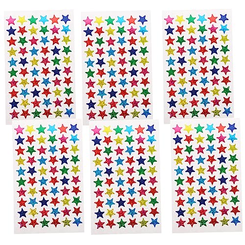 JOINPAYA 6blätter Holografische Sternaufkleber Selbstklebende Glitzersterne Für Bastelarbeiten Kinderbelohnungen Dekorative Sticker Für Partys Und JOINPAYA 6blätter Holografische Sternaufkleber Selbstklebende Glitzersterne Für Bastelarbeiten Kinderbelohnungen Dekorative Sticker Für Partys Und von JOINPAYA