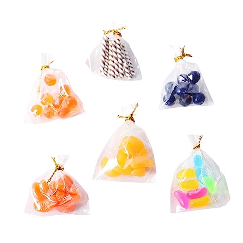 JOINPAYA 6er-Pack Miniatur-Lebensmittel Mini-Artikel Für Puppenhaus-Dekoration Foto-Requisiten Realistische Handwerkskunst Multifunktionales Verpacktes Miniatur-Spielzeug von JOINPAYA