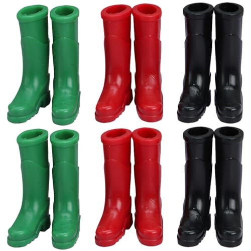 JOINPAYA Stiefel Im Maßstab 112 – 6 Stück Miniaturschuhe Für Puppenhausdekoration Spielzeug Und Tischplatte JOINPAYA Stiefel Im Maßstab 112 – 6 Stück Miniaturschuhe Für Puppenhausdekoration Spielzeug Und Tischplatte von JOINPAYA