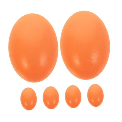 JOINPAYA 6stücke Unvollendete Holz-Eier Für Malerei -Eier Realistische Dekorationen Für Junge Mädchen Bastelbedarf Für Österliche Feste Und Kreative Projekte Orange JOINPAYA 6stücke Unvollendete Holz-Eier Für Malerei -Eier Realistische Dekorationen Für Junge Mädchen Bastelbedarf Für Österliche Feste Und Kreative Projekte Orange von JOINPAYA