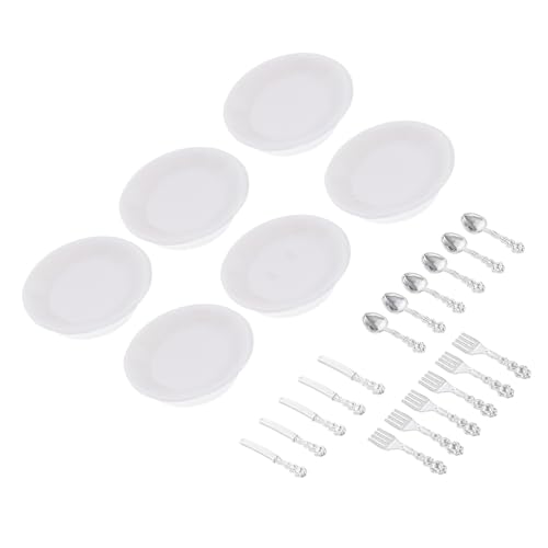 JOINPAYA Miniatur-küchenbedarf – 6 Sets Mini-besteck Für Kinder – Abs Und Legierungsmaterial – Puppenhaus-küchenset Und Heimdekoration JOINPAYA Miniatur-küchenbedarf – 6 Sets Mini-besteck Für Kinder – Abs Und Legierungsmaterial – Puppenhaus-küchenset Und Heimdekoration von JOINPAYA