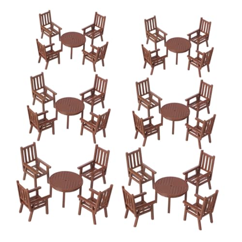 JOINPAYA 6 Sets Minimöbel Miniatur Tisch Und Stuhlset 1/75 1/50 1/30 Möbel Für Puppenhaus Kleine Esstischstühle JOINPAYA 6 Sets Minimöbel Miniatur Tisch Und Stuhlset 1/75 1/50 1/30 Möbel Für Puppenhaus Kleine Esstischstühle von JOINPAYA