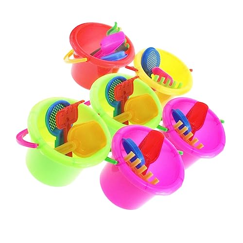 JOINPAYA 6 Sets Strandeimer-Spielzeug – Pädagogisches Sandspielset Für Kinder Strandspiel Eltern- -bindung JOINPAYA 6 Sets Strandeimer-Spielzeug – Pädagogisches Sandspielset Für Kinder Strandspiel Eltern- -bindung von JOINPAYA