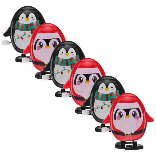 JOINPAYA 6 Stück Aufziehfiguren Aufziehspielzeug Für Kleine Spielzeuge Aufziehtierspielzeug Pinguin Krabbelspielzeug Lustige Aufziehspielzeuge Partytütenfüller Mini Spielzeuge von JOINPAYA