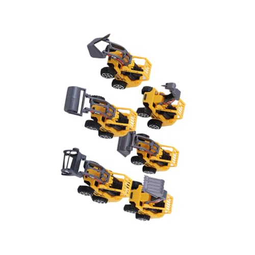 JOINPAYA 6 Stück Bagger-ornament Topper Geburtstag Partygeschenke Dekorationen Tortendeko Einschulung Kuchenverzierung Bagger Kuchendekor Yellow von JOINPAYA