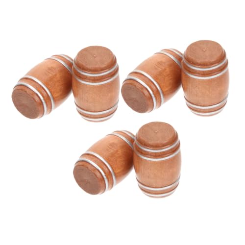 JOINPAYA 6 Stück Barzubehör Miniatur Weinfass Figur Mini Bierfässer Modelle Miniatur Bierfässer Miniaturen Puppenhauszubehör Mini Whiskyfass Hellbraun Holz JOINPAYA 6 Stück Barzubehör Miniatur Weinfass Figur Mini Bierfässer Modelle Miniatur Bierfässer Miniaturen Puppenhauszubehör Mini Whiskyfass Hellbraun Holz von JOINPAYA