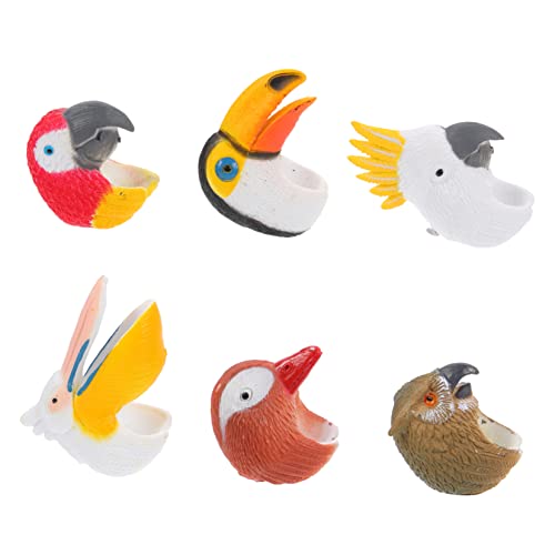 JOINPAYA 6 Stück Dinosaurier-Ring- interaktives party für fun toy Aufkleber kleine Preise für für Belohnungen Goodie-Bags-Füller für PVC von JOINPAYA