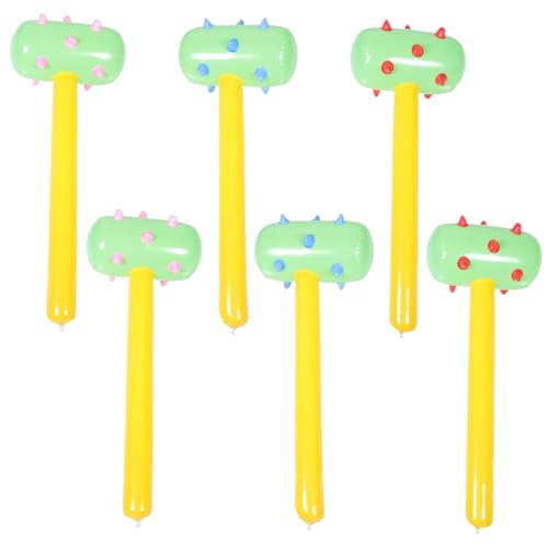 JOINPAYA 6 Stück Drucklufthammer hammer aufblasbar kluppe toys Massenspielzeug für Cartoon-Hammer geschmeidiger Keulenhammer für lustiges Hammer- für PVC von JOINPAYA