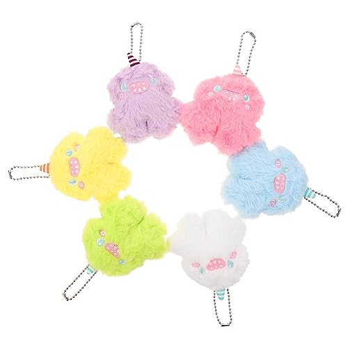 JOINPAYA 6 Stück Einhörner Kleines Monster Kuscheltier Stoffpuppen Für Cartoon-Puppe Tiere Puppenschmuck Wohnkultur Stofftiere Zum Aufhängen Kindertiere Plüsch von JOINPAYA