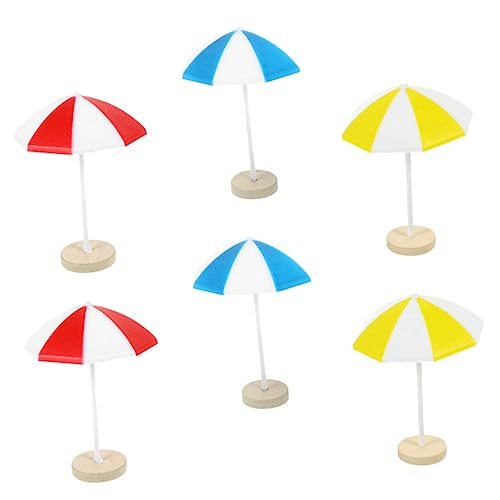 JOINPAYA 6 Stück Fantastischer Regenschirme Winzig Strand Überdachung Klein Landschaft Tragbar Faltbar Miniatur Puppenhaus Mini- Plastik JOINPAYA 6 Stück Fantastischer Regenschirme Winzig Strand Überdachung Klein Landschaft Tragbar Faltbar Miniatur Puppenhaus Mini- Plastik von JOINPAYA