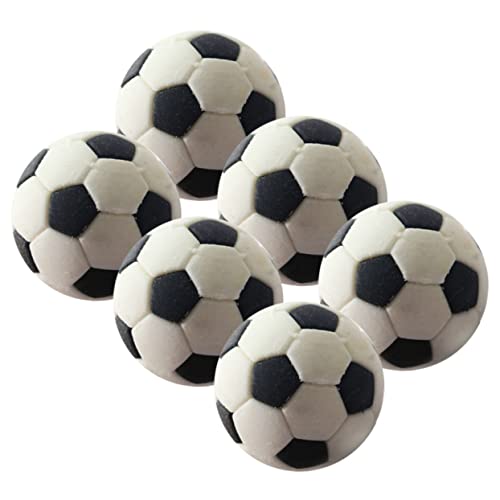 JOINPAYA 6 Stück Fußballmodell Hover Soccer Miniatur Fußball Kuchendekorationen Tischfußball Kleinstes Mini Fußballspielzeug Puppenhaus Fußball Kinderbälle Für Ballfiguren Fußbälle Gummi JOINPAYA 6 Stück Fußballmodell Hover Soccer Miniatur Fußball Kuchendekorationen Tischfußball Kleinstes Mini Fußballspielzeug Puppenhaus Fußball Kinderbälle Für Ballfiguren Fußbälle Gummi von JOINPAYA