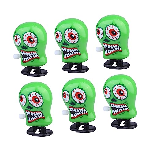 JOINPAYA 6 Stück Halloween- zum Aufziehen Halloween-Party-Zeug Halloween - für Halloween Halloween Toys gehende Spielsachen Aufziehpuppen Plastik Green JOINPAYA 6 Stück Halloween- zum Aufziehen Halloween-Party-Zeug Halloween - für Halloween Halloween Toys gehende Spielsachen Aufziehpuppen Plastik Green von JOINPAYA