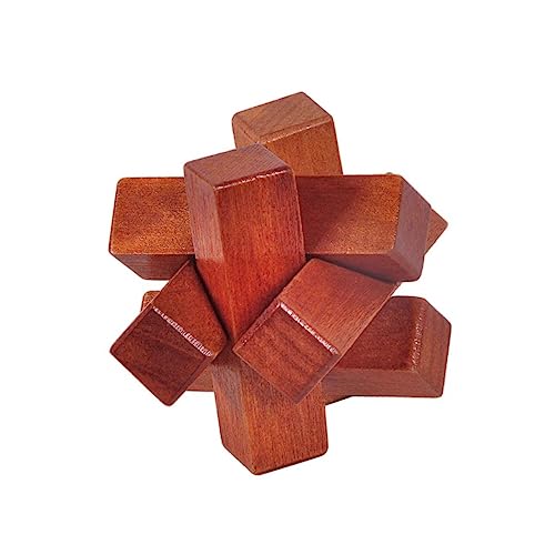JOINPAYA 6 Stück Holz 3D-Puzzle Iq-Puzzle 3D-puzzlekugel Bambus von JOINPAYA