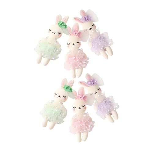 JOINPAYA 6 Stück Kaninchenpuppe Kaninchenmaterial zum Selbermachen süße Kuscheltiere Kaninchen basteln handgemachter Hase Süßes Stofftier Tierpuppen Polyester JOINPAYA 6 Stück Kaninchenpuppe Kaninchenmaterial zum Selbermachen süße Kuscheltiere Kaninchen basteln handgemachter Hase Süßes Stofftier Tierpuppen Polyester von JOINPAYA