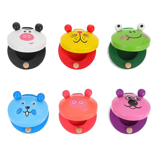 JOINPAYA Holzkastagnetten-musikspielzeug-Set Für Kinder 6-teilig Sicher Rhythmusfähigkeiten Attraktives Design JOINPAYA Holzkastagnetten-musikspielzeug-Set Für Kinder 6-teilig Sicher Rhythmusfähigkeiten Attraktives Design von JOINPAYA