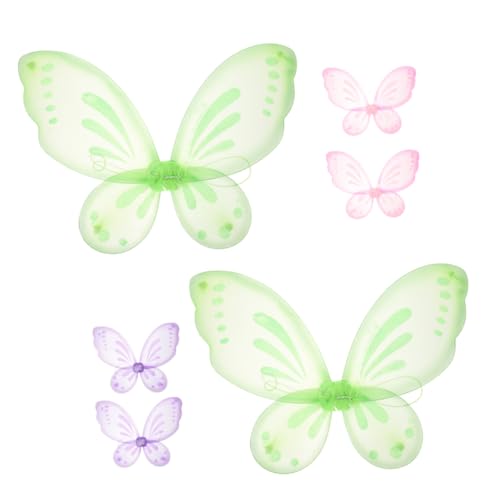 JOINPAYA 6 Stück Kinderflügel Kleid Schmetterling Für Kostüm Fee Party-flügel-stütze Flügel Cosplay Frauen Cosplay Flügelstütze Nylon von JOINPAYA