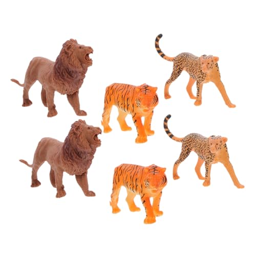 JOINPAYA 6stücke Tierfiguren Für Kuchen-Dekoration Dschungeltiere Für Kindergeburtstage Lernspielzeug Und Dekoration Und Langlebig Für Kreative Cake Topper von JOINPAYA