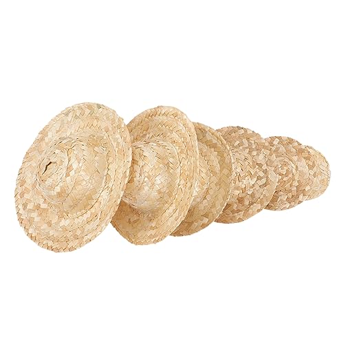 JOINPAYA 6 Stück Mini-hüte Miniatur Winzige Hüte Miniaturhüte Hut Für Minihauspuppe Mini-Miniatur-Hut Kleine Hüte Für Puppen Mini-Hut Minihüte Zum Basteln Khaki Stroh JOINPAYA 6 Stück Mini-hüte Miniatur Winzige Hüte Miniaturhüte Hut Für Minihauspuppe Mini-Miniatur-Hut Kleine Hüte Für Puppen Mini-Hut Minihüte Zum Basteln Khaki Stroh von JOINPAYA
