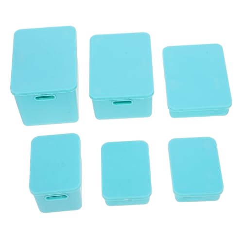 JOINPAYA 6 Stücke Puppe Mini Storage Boxen Lebensmittel Deckel Schmuck Display Box JOINPAYA 6 Stücke Puppe Mini Storage Boxen Lebensmittel Deckel Schmuck Display Box von JOINPAYA