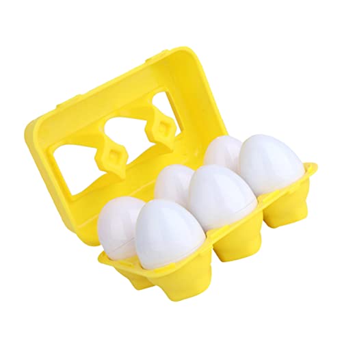 JOINPAYA 6 Stück Paar intelligente Eier kinderspielzeug ostern easter ostergeschenke für Ostereier Osterei aus Plastik Farberkennungsspielzeug ABS-Kunststoff JOINPAYA 6 Stück Paar intelligente Eier kinderspielzeug ostern easter ostergeschenke für Ostereier Osterei aus Plastik Farberkennungsspielzeug ABS-Kunststoff von JOINPAYA