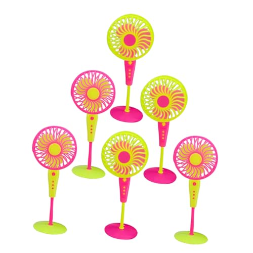 JOINPAYA 6 Stück Puppenhaus-Fan für kinderspielzeug Children Toys Kind TUT so, als würde es Lüfter Puppenhaus-Fächermodell Mini-Hausventilator Plastik JOINPAYA 6 Stück Puppenhaus-Fan für kinderspielzeug Children Toys Kind TUT so, als würde es Lüfter Puppenhaus-Fächermodell Mini-Hausventilator Plastik von JOINPAYA
